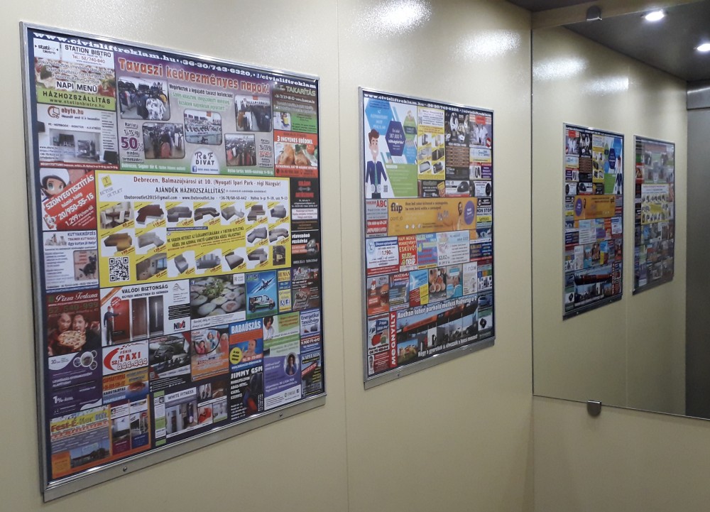 Debreceni Liftreklám